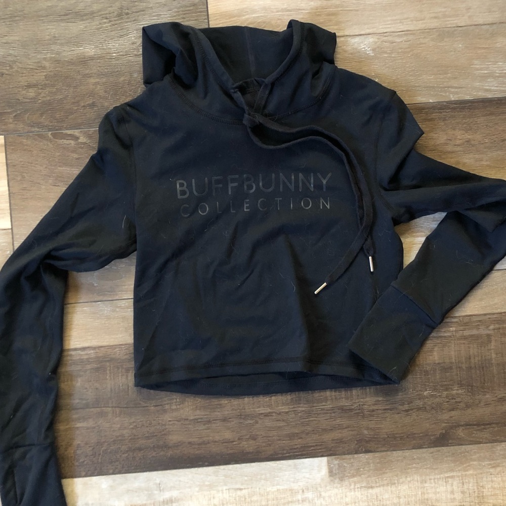 BuffBunny Cropped Athletic Hoodie